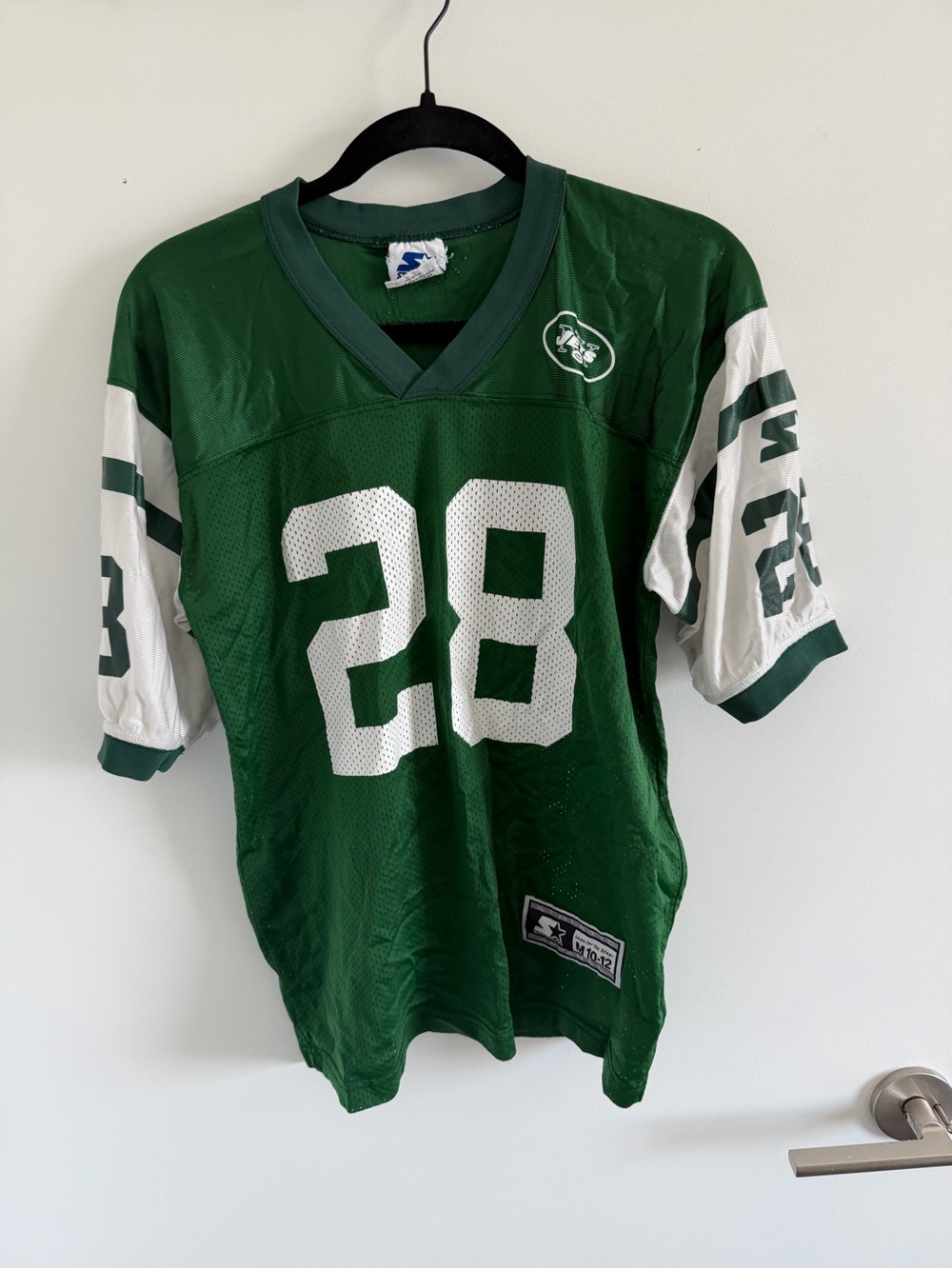 STARTER Vintage NFL Curtis Martin New York Jets Jersey Youth Medium